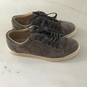 UGG Women's Suede Leather Grey Sneakers Shoes - US 6